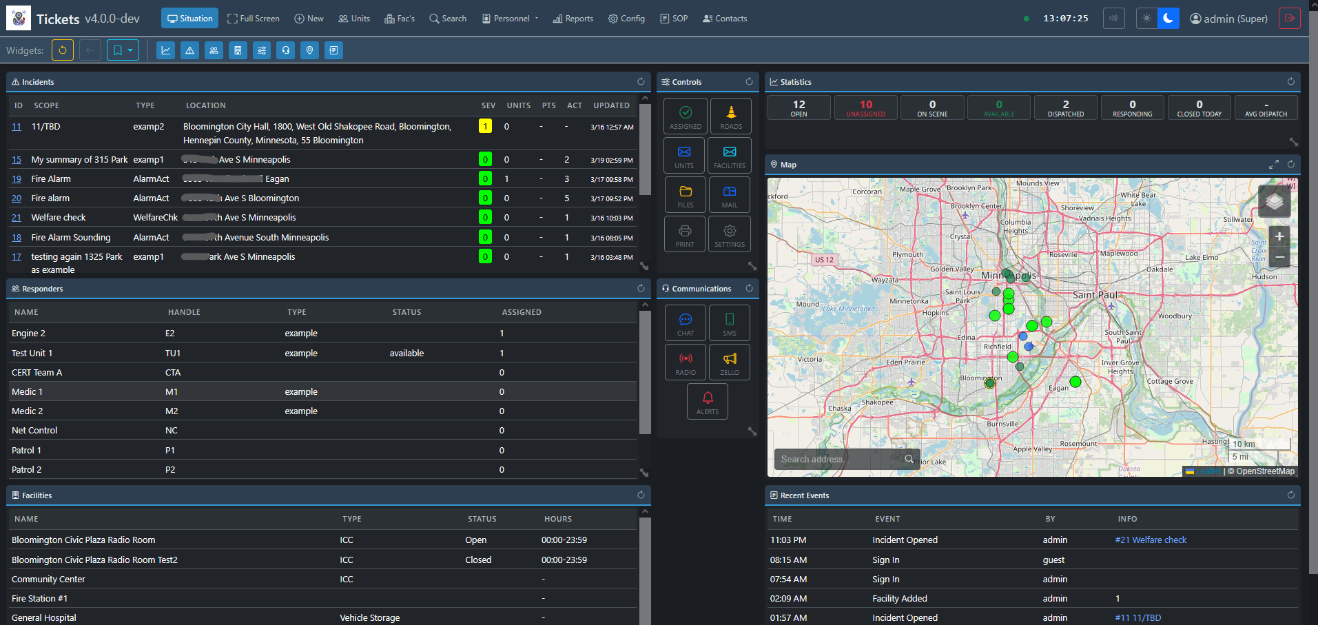 Dashboard - Dark Mode